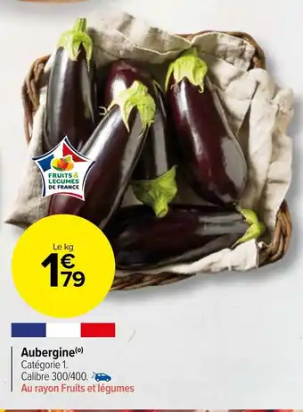 Carrefour Market Aubergine offre