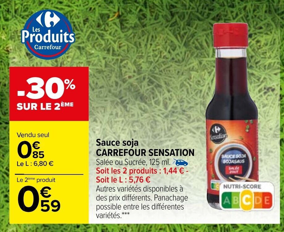 Promo Carrefour Sensation Sauce Soja chez Carrefour Market