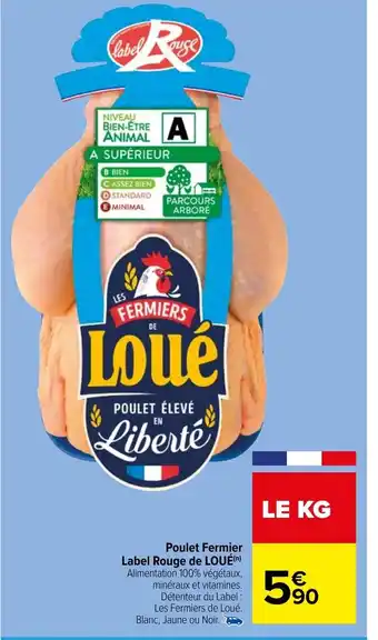 Loué Poulet Fermier Label rouge de