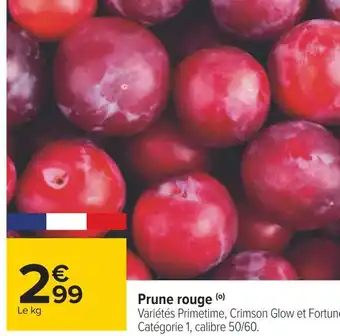 Prune rouge