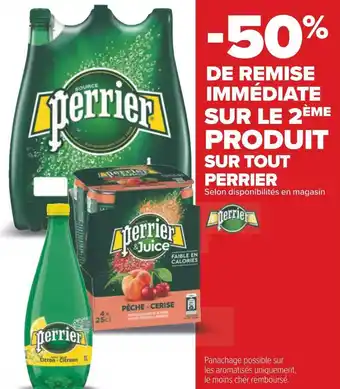 Carrefour Perrier bon plan sur tout perrier offre