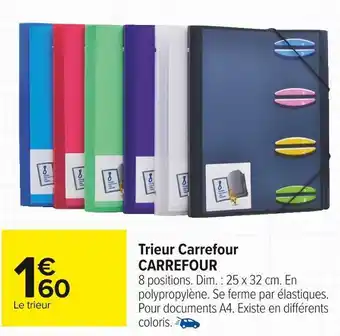 Carrefour Market Carrefour trieur offre