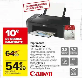 Carrefour Market Canon imprimante multifonction offre
