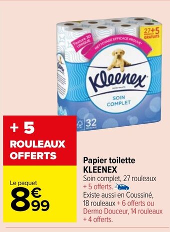 Carrefour Market Kleenex Papier Toilette offre