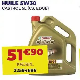 Carter-Cash Huile 5w30 castrol 5l offre