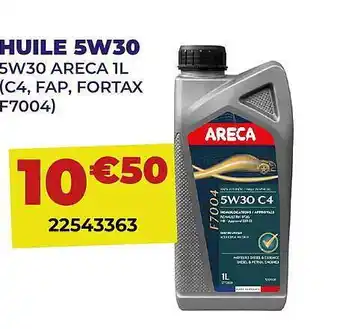 Carter-Cash Huile 5w30 areca 1 l offre