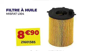 Carter-Cash Filtre à huile misfat l104 offre