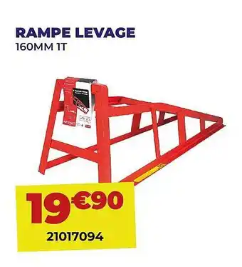 Carter-Cash Rampe levage 160mm 1t offre