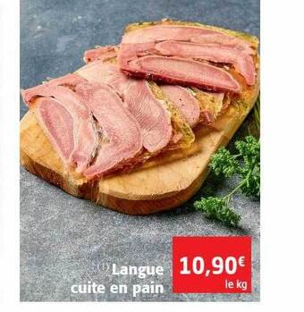 Colruyt Langue cuite en pain offre