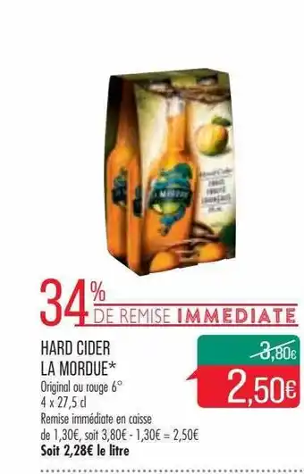 Match Hard cider la mordue offre