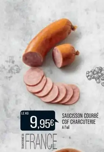 Match Saucisson courbé cgf charcuterie offre