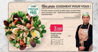Match Salade caesar offre