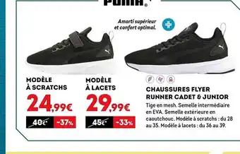Sport 2000 Chaussures flyer runner cadet & junior puma offre