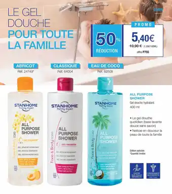 Stanhome Gel douche hydratant offre