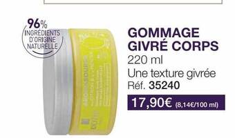 Stanhome Gommage givré corps offre