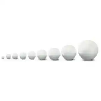 Boule en polystyrène expansé blanche