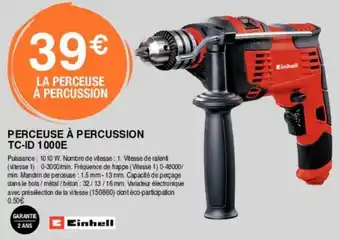 Chretien Matériaux Perceuse à percussion TC-ID 1000E offre