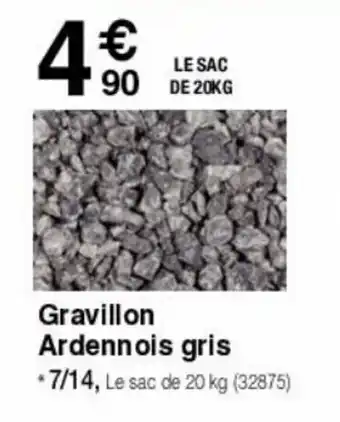 Gravillon ardennois gris