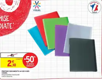 Intermarché VIQUEL protege documents A4 120 vues offre