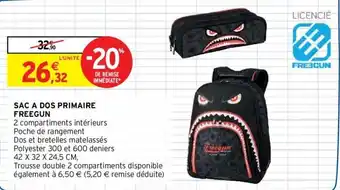 FREEGUN sac dos primaire
