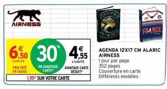 Intermarché AIRNESS agenda 12x17 cm alaric offre