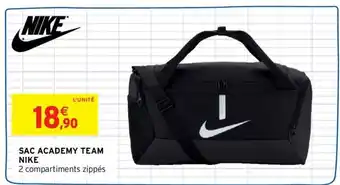 Intermarché Sac academy team nike offre