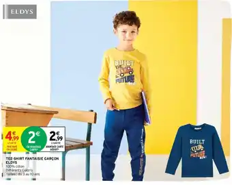Intermarché Tee-shirt fantaisie garçon eldys offre