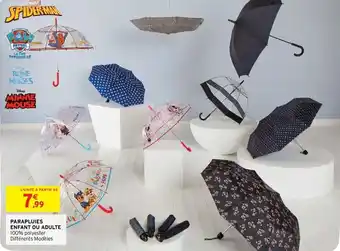 Intermarché Parapluies enfant ou adulte offre