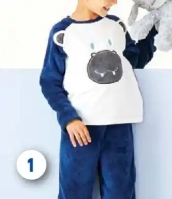 Intermarché ELDYS pyjama enfant en velours offre