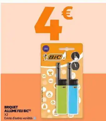 Auchan Briquet allume feu bic offre