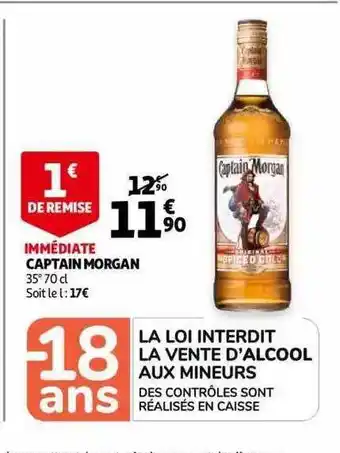 Auchan Captain morgan offre