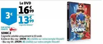 Auchan Sonic 2 offre