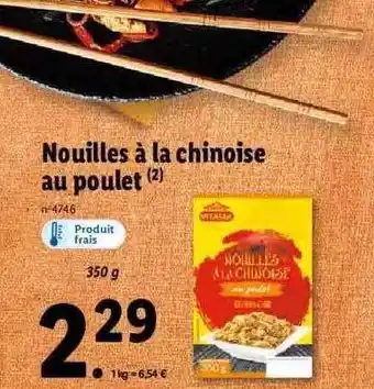 Lidl Nouilles à la chinoise au poulet offre