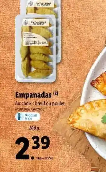 Lidl Empanadas offre
