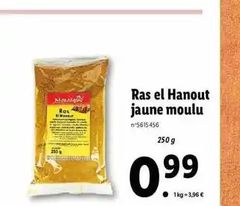 Ras el hanout jaune moulu