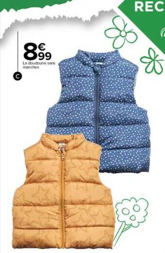 Carrefour La doudoune sans manches offre