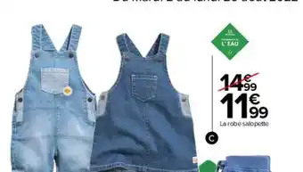 Carrefour La robe salopette offre