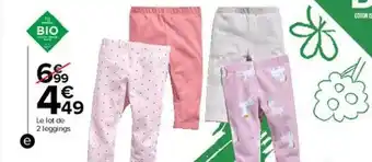 Le lot de 2 leggings