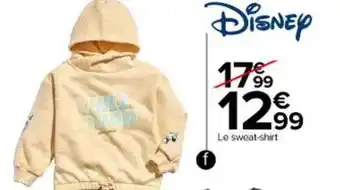 Carrefour Le sweat-shirt disney offre