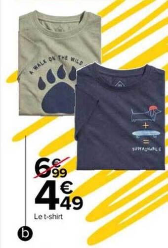 Carrefour Le t-shirt offre