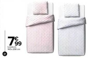 Carrefour La parure 140 x 200 cm offre