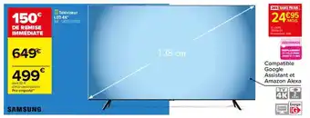 Carrefour Téléviseur led 4k samsung offre