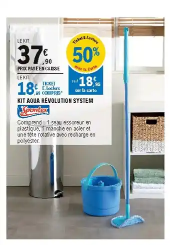 E.Leclerc Kit Aqua Révolution System offre