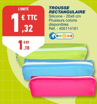 Bureau Vallée Trousse rectangulaire offre