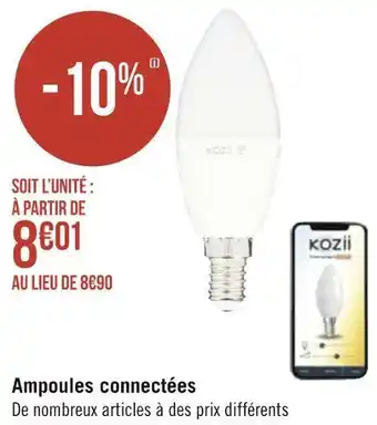 Géant Casino Kozil ampoules connectées offre