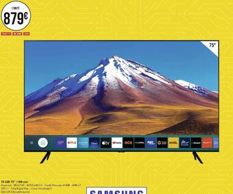 Samsung tv led 75’’ (189 cm)