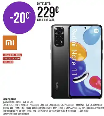Xiaomi smartphone