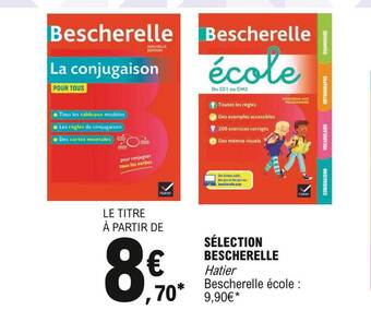Sélection bescherelle