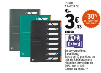 E.Leclerc Trieur oxford offre