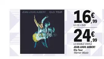 E.Leclerc Le double vinyle : jean-louis aubert olo tour offre